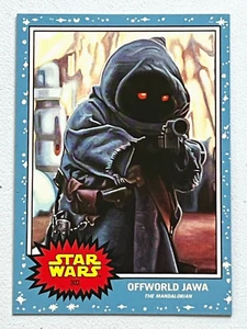 2022 Topps Star Wars Living Set #302 Offworld Jawa SP Card The Mandalorian a - Picture 1 of 2
