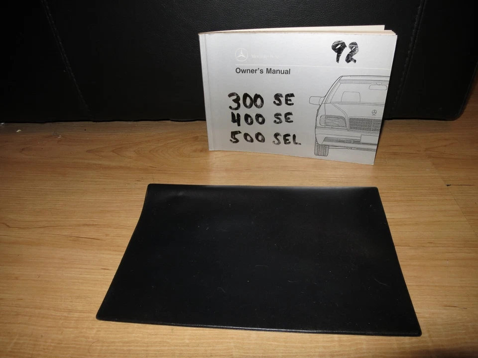 Mercedes Benz 1992 manual del propietario libro + estuche / 300 SE / 400 SEL / 500 SEL Foto 1 de 1