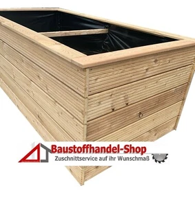 Hochbeet Lärche 200x100x75cm Gemüsebeet Pflanzbeet Garten Blumenkasten Komposter - Bild 1 von 7