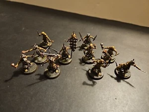 Warhammer Age Of Sigmar Kruleboyz Orruks 10x Hobgrot Slittaz Built Well Painted - Picture 1 of 10