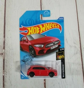 Hot Wheels 2020 '19 Mercedes Classe A Rosso Nightburnerz 5/10 Nuovo - Foto 1 di 11