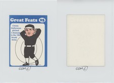 1972 Laughlin Great Feats Blue Border Christy Mathewson #25 HOF