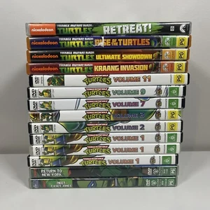 Mixed Lot of 14 Teenage Mutant Ninja Turtles Region 4 DVDs Sent Tracked - Picture 1 of 6