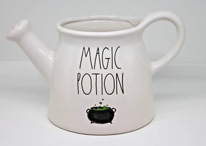 RAE DUNN Ceramic Watering Can "Magic Potion" Artisan Collection by Magenta 195 - Picture 1 of 9