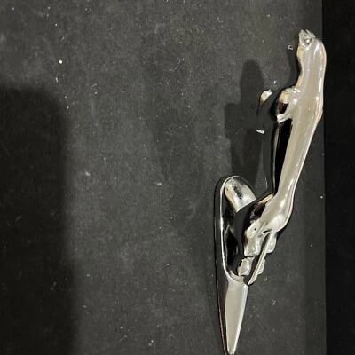 Placa de metal vintage para carro Jaguar - Imagem 1 de 4