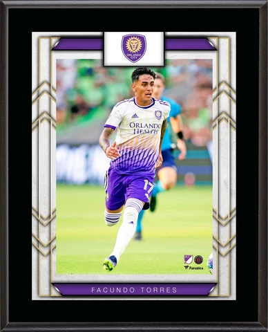 Facundo Torres Orlando City SC 10.5" x 13" Sublimated Player Plaque Cover