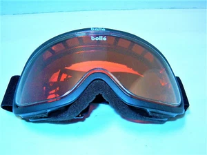 Vintage Bolle Ski Snowboarding Goggles WHITE LOGO - Picture 1 of 2