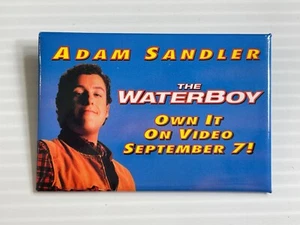 The WaterBoy Movie "Adam Sandler" - DVD Release Promo Button / Pin Back - Picture 1 of 3