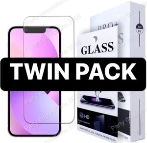 NEW IPHONES Tempered Glass Screen Protector for 14 13 12 11 Pro X XR XS Max mini - Picture 1 of 1