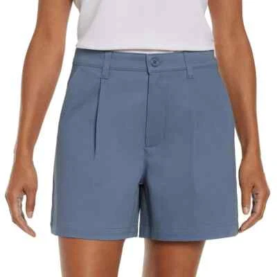 Banana Republic Women's Pleated Shorts - Blue, Size 8 - Image 1 of 4