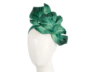 Large green leaves racing fascinator Max Alexander 100% AU Family Owned Business - Picture 1 of 5