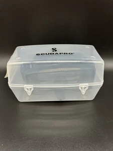 Scubapro Frameless Dive Mask - Black - Silicone-Single Lens - 24.340.110 & Case! - Picture 1 of 19