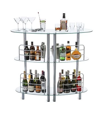 Mesa Catalina barra licor entretenimiento en el hogar moderno contemporáneo vapor mango... Foto 1 de 4