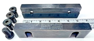 Snap Jaws 6HSJ-615 Hard Steel Vise Jaws with 5/8" Step, 1 Pair, Fits 6" Vise - Picture 1 of 2