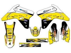 2007 RMZ 450 VELOCITY Yellow Senge Graphics Kit Compatible with Suzuki - Picture 1 of 4