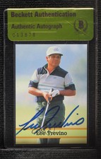 1993 Fax Pax Famous Golfers Lee Trevino #9 BAS Certified BAS Encased Auto