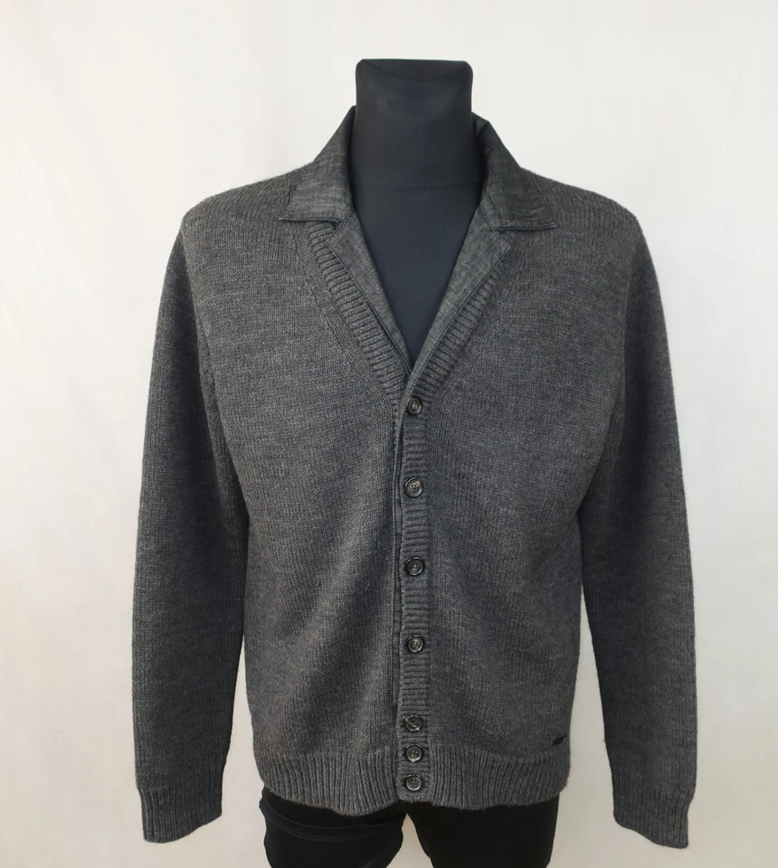 DSQUARED2 MENS WOOL SWEATER CARDIGAN  made in ITALY size L - Image 1 of 4