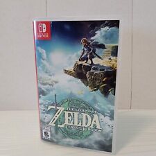 Legend of Zelda Tears of the Kingdom Switch Case + Original Box Art Sleeve ONLY