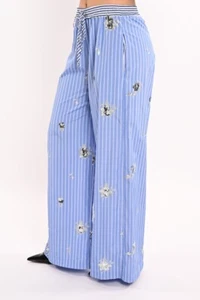 Pantalone donna palazzo a righe Dixie - Foto 1 di 12