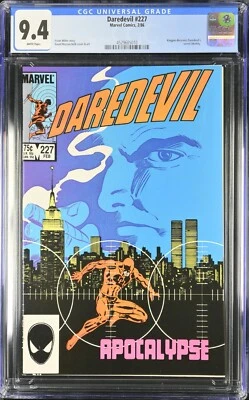 DAREDEVIL #227 - CGC 9.4 - Marvel 2/86 Frank Miller Born Again Part 1 - Image 1 of 2