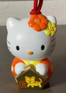 Sanrio vintage 2001 Hello Kitty campana ceramica tigre zodiaco raro - Foto 1 di 5