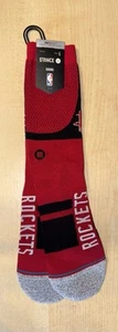 Stance Houston Rockets Socks NBA Men's Size L UK 9-13 Infiknit Casual BNWT - Picture 1 of 6