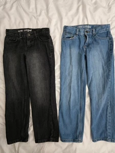 Set of 2 Cat & Jack Boys Relaxed Jeans Size 7 - Picture 1 of 7