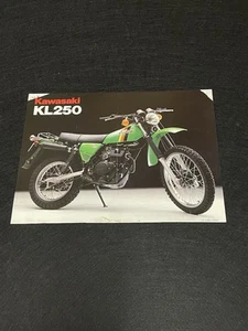 Kawasaki KL250 Original Sales Brochure. A4 Size. Australian Genuine Item. 219 - Foto 1 di 3