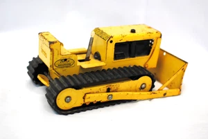 Antique Tonka Bulldozer, Pressed Steel 9 Inches Long - Picture 1 of 6