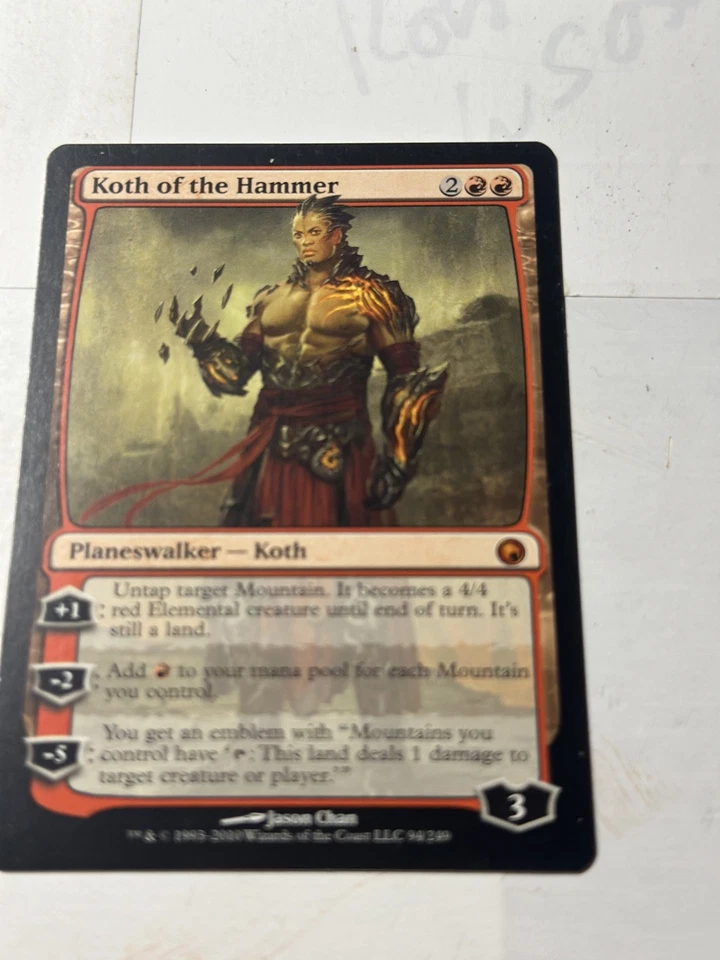 1 x Koth of the Hammer - Scars of Mirrodin - Moderate Play - MTG - Image 1 of 1
