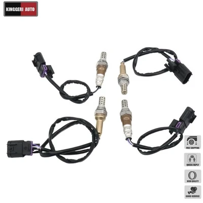 Sensor de oxígeno ascendente y descendente 4 piezas para Hyundai 2007-2009 Santa Fe 2007-2012 Veracruz Foto 1 de 4