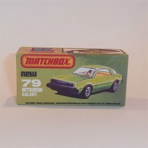Matchbox Lesney Superfast 79 a Mitsubishi Galant K Style Repro Box - Picture 1 of 4