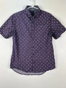 7 Diamonds Classic Fit Men’s Button Down Shirt Size Medium Short Sleeve - Picture 1 of 5