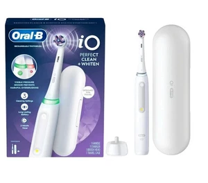 Oral-B iO Perfect Clean & Whiten Rechargeable Electric Toothbrush w/ Travel Case - Picture 1 of 6