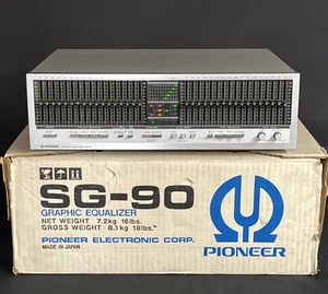Pioneer SG-90 Stereo Graphic Equalizer Boxed Mint Serviced Made in Japan - Bild 1 von 15