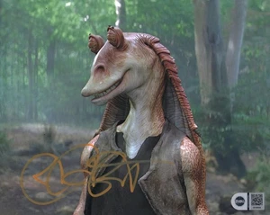 AHMED BEST SIGNED PHOTO STAR WARS (2) ALSO SWAU - Picture 1 of 1