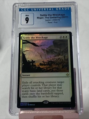 Foil CGC 9 - SETTLE THE WRECKAGE - Ixalan Graded MTG Magic the Gathering Card - Image 1 of 2