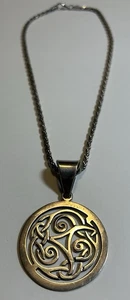 IJC Silpada Celtic Knot Sterling Silver Necklace, 925 Italy, 19” - Picture 1 of 9