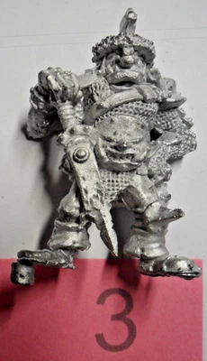 Warhammer Realm of Chaos Sigmar Ogre Captain Hrothyogg Jes Goodwin metal C23 R3 - Image 1 of 4