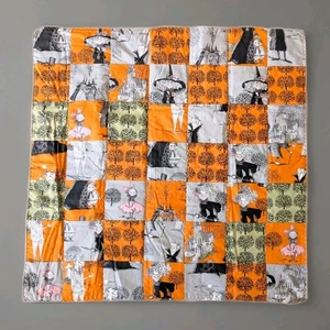 Original The Ghastlies Cotton 34" Square Quilt Ghastly Forest Alexander Henry - Picture 1 of 12