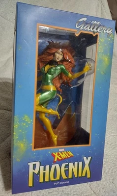 Gallery Phoenix 10” PVC Diorama Jean Grey Marvel X-MEN. Diamond Select Toys - Image 1 of 4