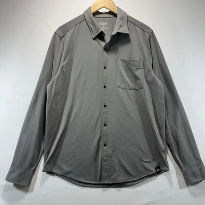 Rhone Shirt Mens M Black Classic Fit Commuter Button Up Performance Work - Image 1 of 4