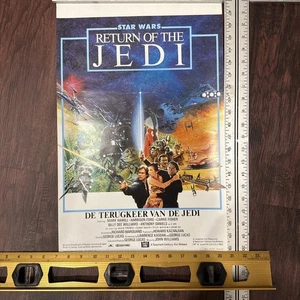 STAR WARS - THE RETURN OF THE JEDI Belgian Movie Poster  - 14x21 in. - 1983 - Picture 1 of 1