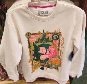Universal Studios Exclusiva WICKED Emerald City Sudadera Pullover X-LARGE Nueva  - Imagen 1 de 2