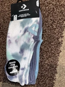 NEW Converse 3 Pack Flat Knit Ultra Low Socks Womens Size 4-10 - Picture 1 of 2