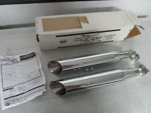 07-16 Harley Davidson FLSTF Fat Boy Softail RC Components 3" Slip-On Mufflers - Picture 1 of 9