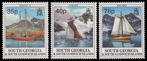 Georgia del Sur 1995 - Mi-N.o 246-248 ** - Estampillada sin montar o nunca montada - barcos / barcos - Imagen 1 de 1