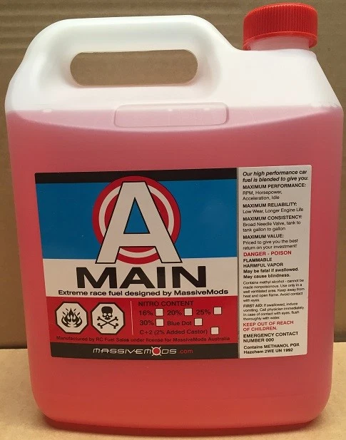 A-Main 25% 4 Litre Off-Road/On-Road Nitro RC Fuel - image 1 of 1
