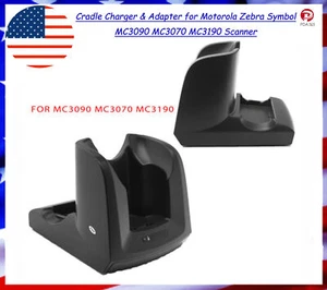 Cargador de base y adaptador para escáner Motorola Zebra Symbol MC3090 MC3070 MC3190 - Imagen 1 de 9