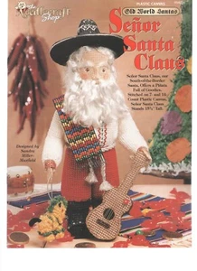 The Needlecraft Shop - Old World Santas - Plastic Canvas - 7 Patterns 1995 - Picture 1 of 7